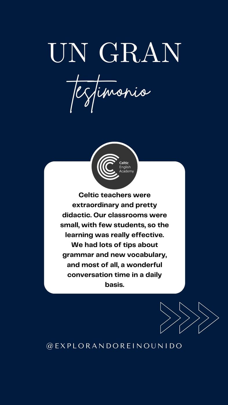 Ale sobre los profesores de Celtic English Academy